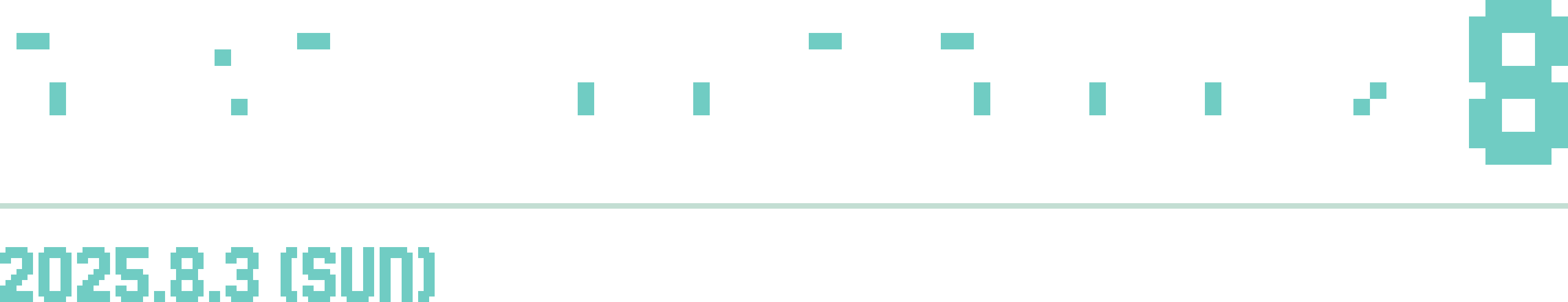 PIXEL ART PARK 8 - 2025.08.03(Sun) 11:00–18:00 Yokohama Osanbashi Hall